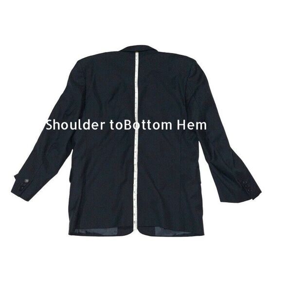 Vitale Barberis Canonico CHIAVARI 2Button Jacket  Super 100sNAVY 42R - Picture 5 of 12